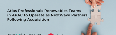 Press Release Atlas Professionals Renewables Teams  In Apac To Operate As Next Wave Partners Following Acquisition